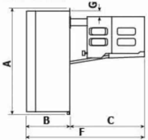 DAIKIN LMSLN400AW1 - Ingombri della macchina - 1