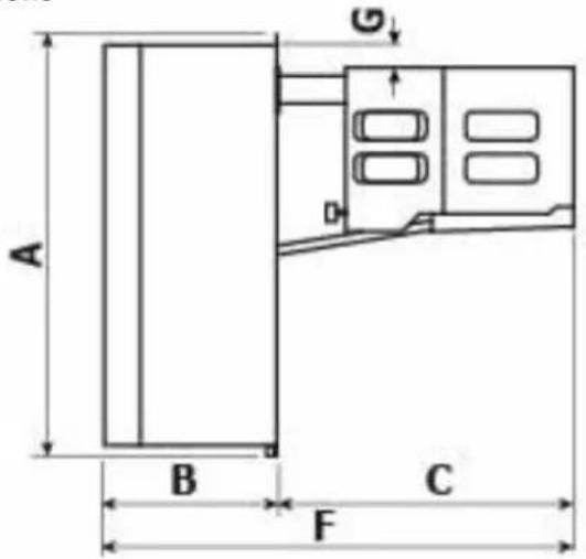 DAIKIN LMSLN400AW1 - Dimensions - 1