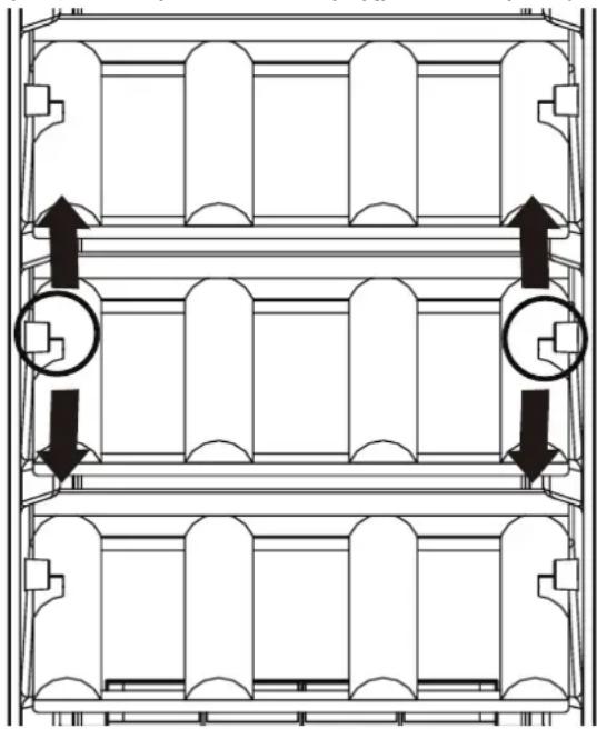IKEA SPELNÄS 505.938.86 - Αφαίρεση και τοποθέτηση των ραφιών και του συρταριού - 1