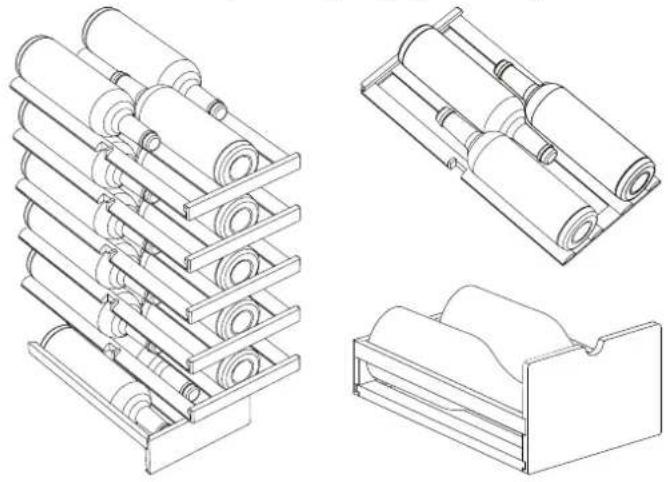 IKEA SPELNÄS 505.938.86 - Şarap şişelerinin konulması - 1