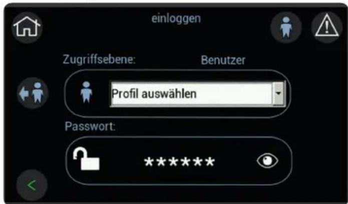 DAIKIN UATYA50BFC2Y1 - Das "Password" des Dienstes lautet "4321". - 1