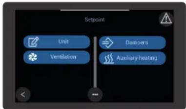 DAIKIN UATYA70BBAY1 - Αλλαγή setpoint μέσω της οθόνης - 1