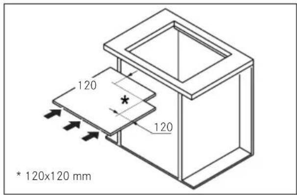 FRANKE FCH 755 4G TC - MNHIMMAJIbHbIE PA3MEPbl (MM) - 1