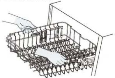 IKEA SÖDERBODA 106.027.22 - Umiestnenie horného koša - 1