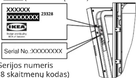 IKEA SÖDERBODA 106.027.22 - ⚠️ ISPĖJIMAS! - 2