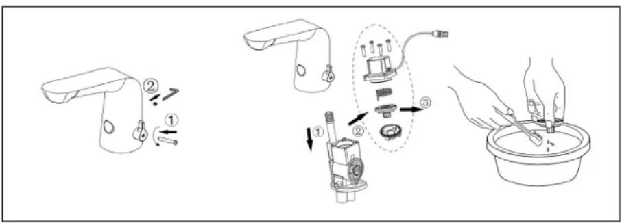 FRANKE HHF23T - Nettoyage de l'électrovanne - 1