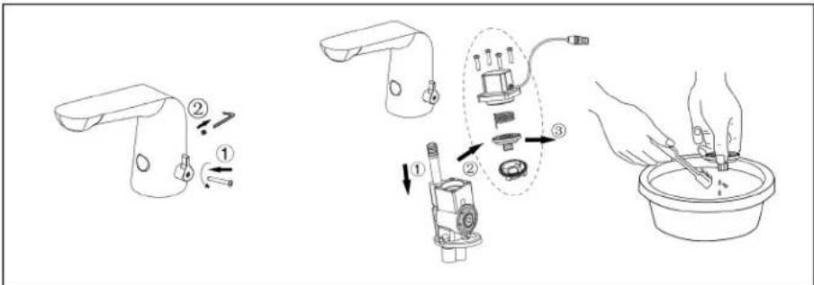 FRANKE HHF23T - Cleaning the Solenoid Valve - 1