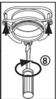 FRANKE TE-50 - INSTALLATION OF MOUNTING ASSEMBLY - 6