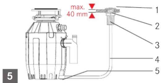 FRANKE TE-50 - Παξιμάδι σωλήνα αέρα - 1