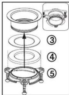 FRANKE TE-50 - INSTALLATION OF MOUNTING ASSEMBLY - 4
