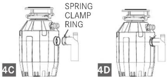 FRANKE TE-50 - Attaching discharge elbow - 2