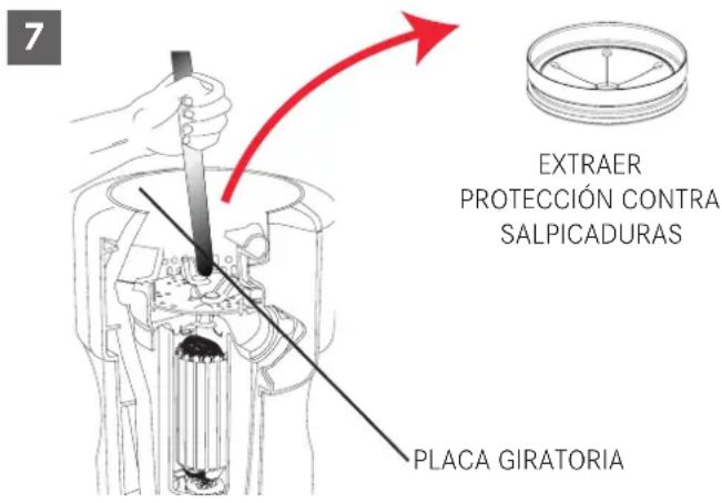 FRANKE TE-50 - SI LA PLATAFORMA GIRATORIA NO GIRA LIBREMENTE: - 1