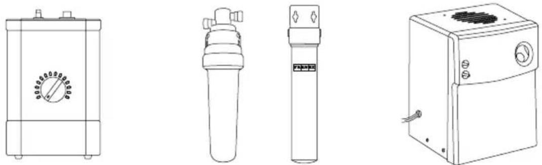 FRANKE UNJ-HC-304 - Cold water installation options - 1