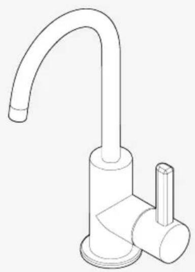FRANKE UNJ-HC-304 - Universal Filtration J Spout - 1