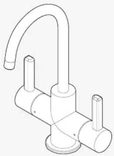 FRANKE UNJ-HC-304 - Universal Filtration J Spout - 3