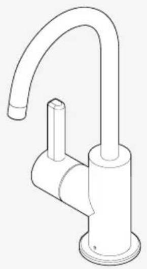 FRANKE UNJ-HC-304 - Universal Filtration J Spout - 2