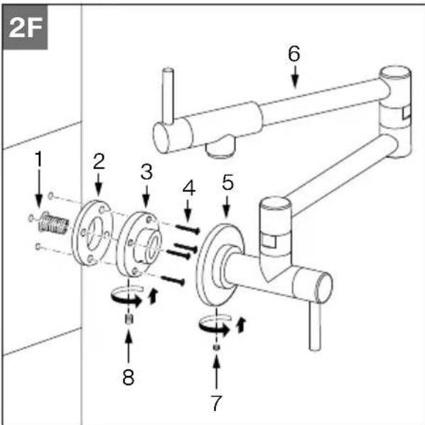 FRANKE STL-PF-304 - ! Nota: El grifo está Diseñado para utilizesse solo con agua fria! - 6