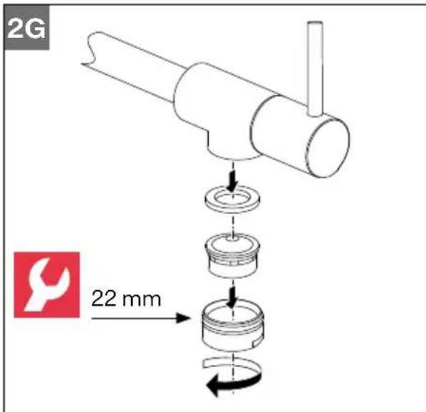 FRANKE STL-PF-304 - ! Nota: El grifo está Diseñado para utilizesse solo con agua fria! - 7