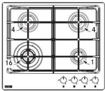 FRANKE FHNE 805 4G TC - TECHNICAL DATA - 1