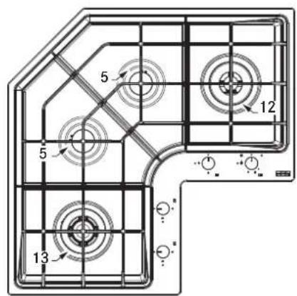 FRANKE FHNE 805 4G TC - TECHNISCHE DATEN - 5