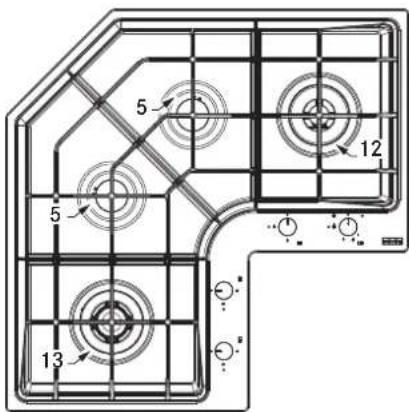 FRANKE FHNE 805 4G TC - TEXHIUHIDAHI - 5