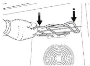 PRIVILEG PBA385HU0K - ENLEVER ET REPLACER LES SUPPORTS DE GRILLE - 1