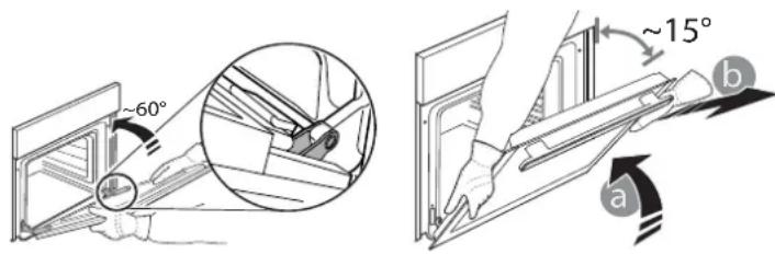 PRIVILEG PBA385HU0K - CÓMO EXTRAER Y VOLVER A COLOCAR LA PUERTA - 2