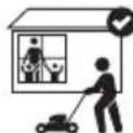 DEWALT DCMWSP700 - The following are explanations of important safety hazard pictorials on the mower. - 17