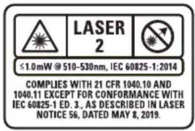 DEWALT DCLE16031 - Etiquetas de advertencia - 6