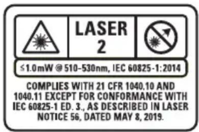 DEWALT DCLE16031 - Étiquettes d'avertissement - 6