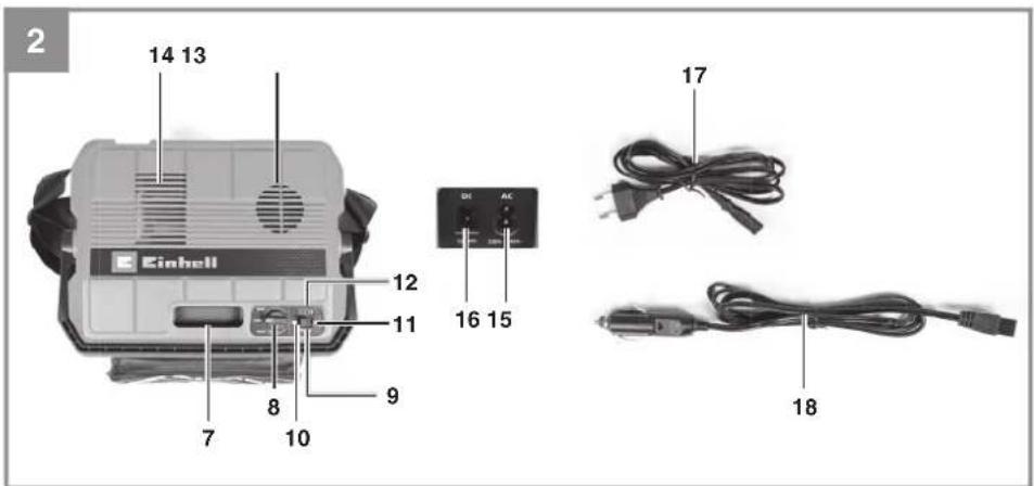 EINHELL TE-COL 18/27 Li - 2