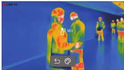 Hanwha HRX-835 - Mode detection de températe - 1
