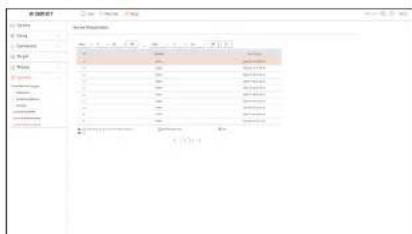 Hanwha HRX-835 - Journal d'exportation - 1