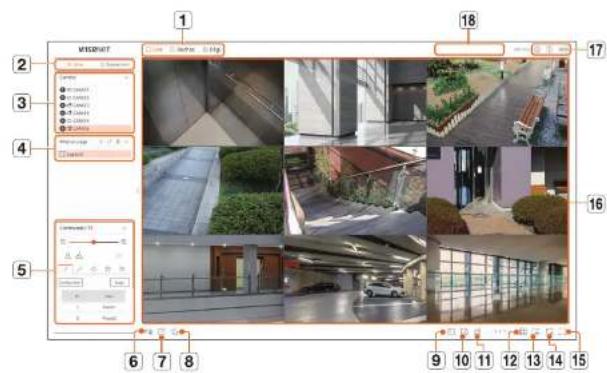 Hanwha HRX-835 - visualisateur live - 1
