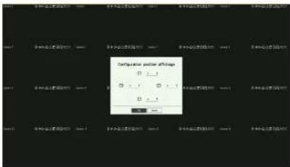 Hanwha HRX-835 - Configuration position affichage - 1