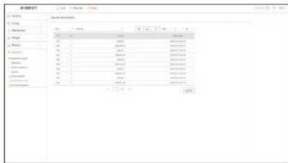 Hanwha HRX-835 - Journal événements - 1