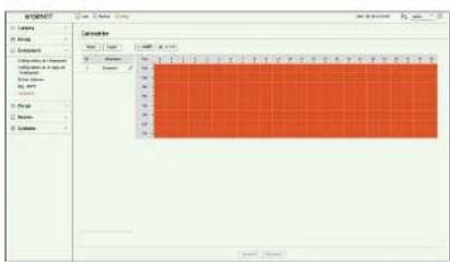 Hanwha HRX-835 - Calendrier - 1