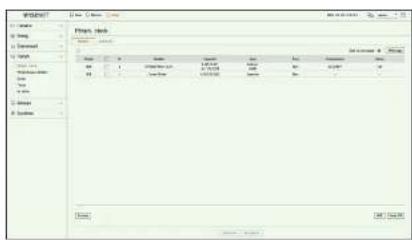 Hanwha HRX-835 - Verification et formatage de l'appareil - 1