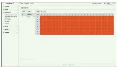 Hanwha HRX-435 - Calendrier - 1
