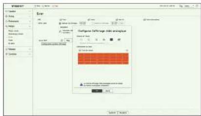 Hanwha HRX-435 - Configurez l'affichage vidéo analogique - 1