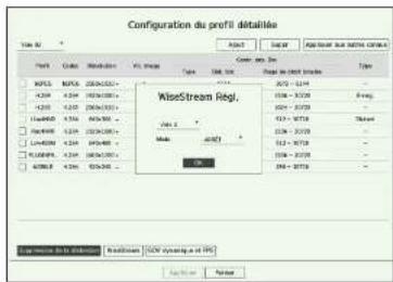 Hanwha HRX-435 - Comment configurer WiseStream - 1