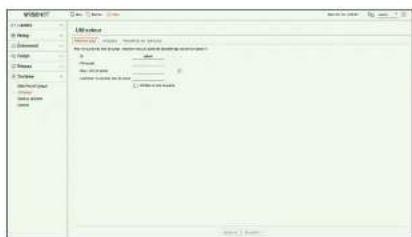Hanwha HRX-435 - Configurer l'administrateur - 1