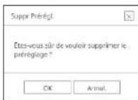 Hanwha HRX-435 - Pour supprimer un préréglage enregistré - 1