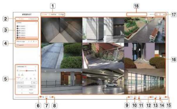Hanwha HRX-435 - visualisateur live - 1