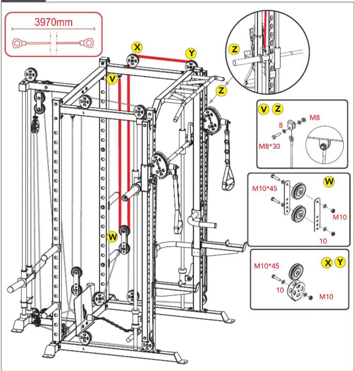 TUNTURI SM90 Full Smith - D-10 - 1