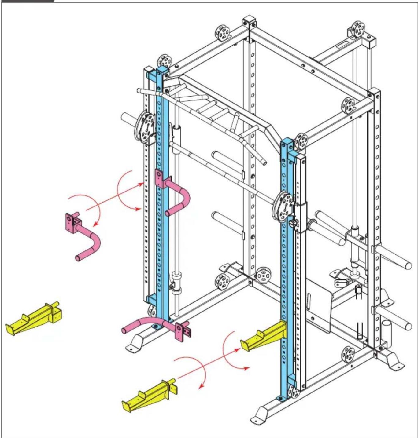 TUNTURI SM90 Full Smith - D-08 - 1