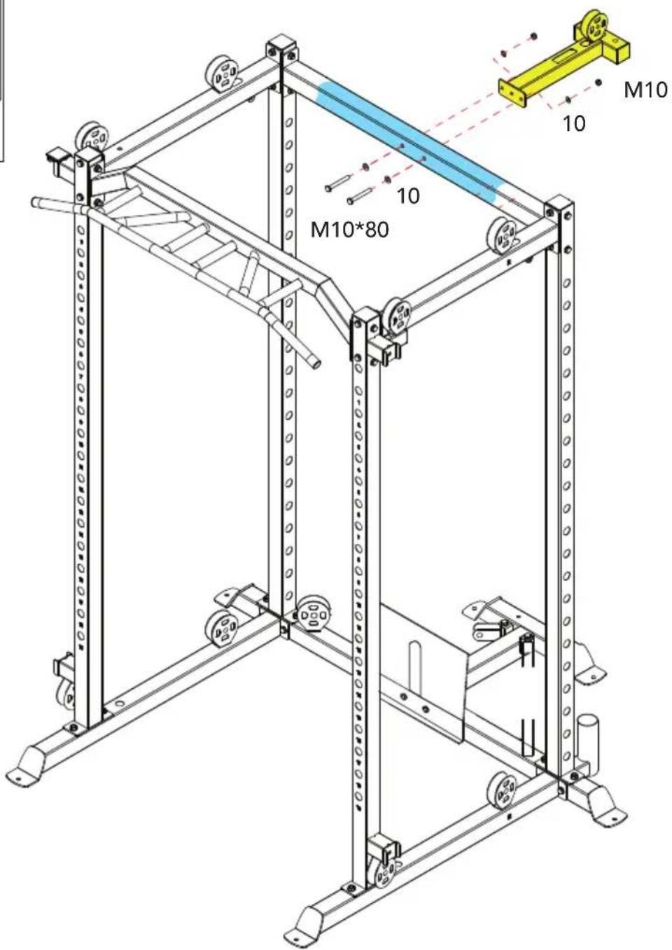 TUNTURI SM90 Full Smith - D-04B - 2