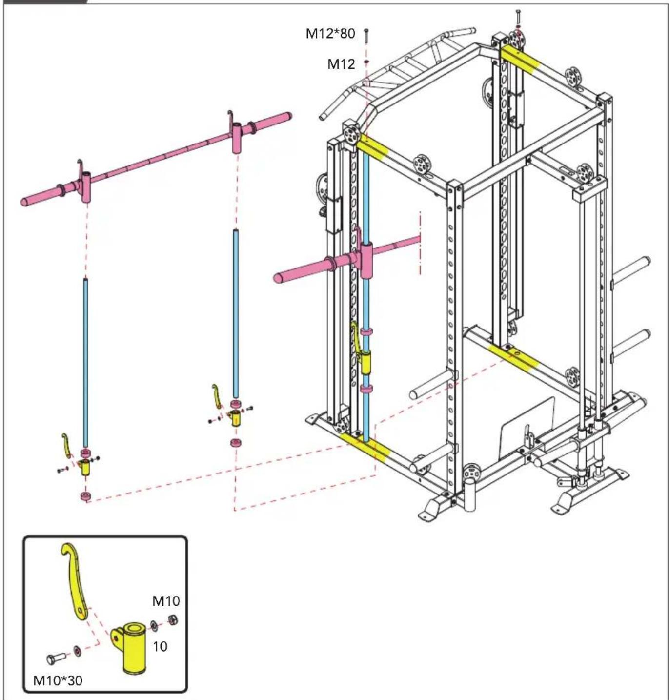 TUNTURI SM90 Full Smith - D-05 - 6