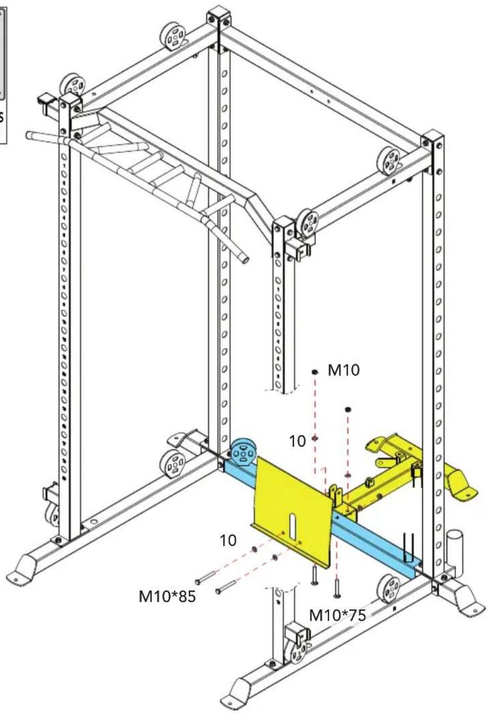 TUNTURI SM90 Full Smith - D-04A - 2