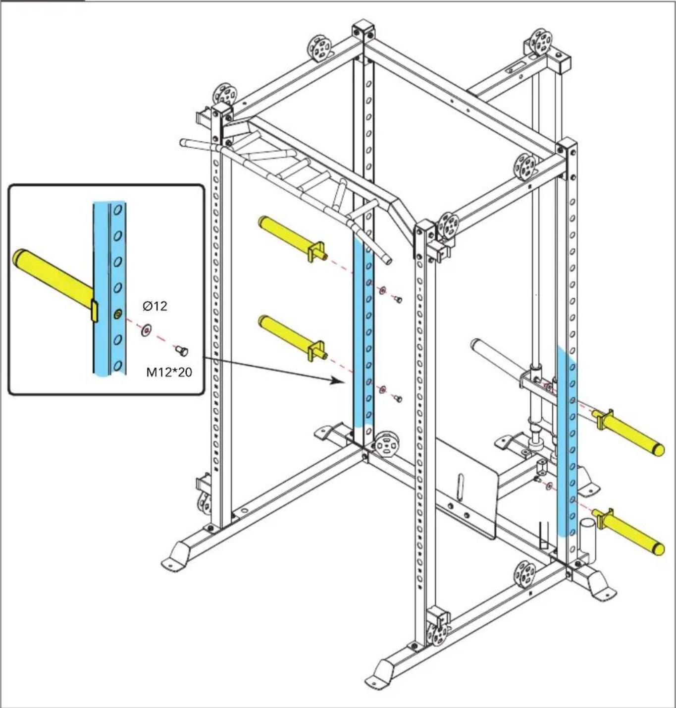 TUNTURI SM90 Full Smith - D-05 - 1